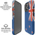 New Zealand Flag Distressed iPhone 16 Pro Magsafe Impact Case